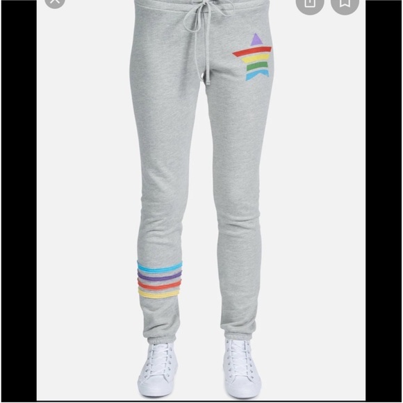 NEW LAUREN MOSHI TIKI RAINBOW STAR JOGGERS - Picture 3 of 10